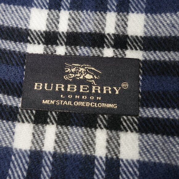 Burberry London Tailored Clothing Nova Check Cashmere Scarf, Sz 65 in x 12.50 in - Picture 3 of 5
